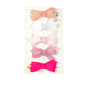 Set de 5 moños Rosas
