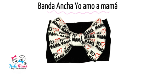 Moño Yo amo a mamá